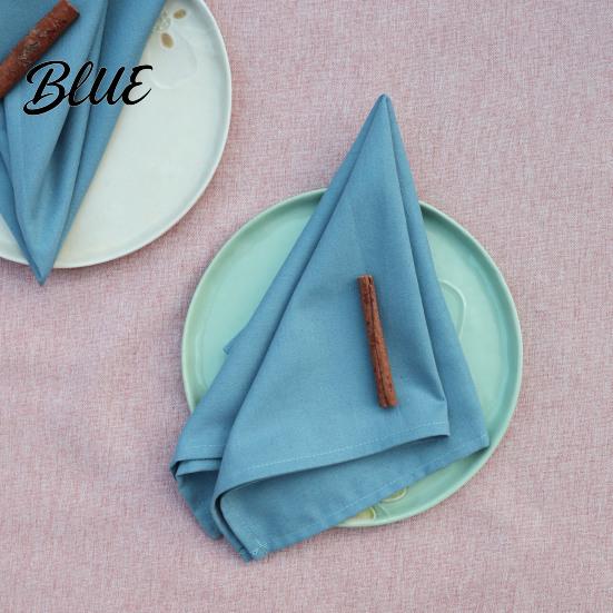 Durable Cloth Napkins Rustic Napkin 16 Inch Solid Color Linen Machine Exquisite Washable