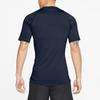 Nike T Shirts Men's Navy Blue Crew Neck Moderate Straight Fit BV5632-452