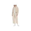 UNIQLO Solid Color Stand Collar Single Breasted Jacket Women jackets Beige 452224-30