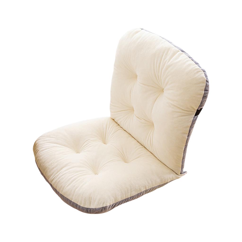 Non- Rocking Chair Cushion With Removable Lid And Lacing Straps For Worker, Car And Home Use