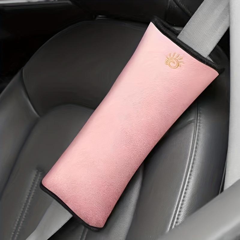 

Nap Pillow Car Headrest Sleeping Head Support Children Nap Shoulder Belt Pad Car Neck Pillow Support Cover For Kids рожевий