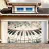 Melodic Piano Tapestry, Whimsical Scene of Piano Keys with Swirling Musical Notes, Artistic Music-Themed Wall Art