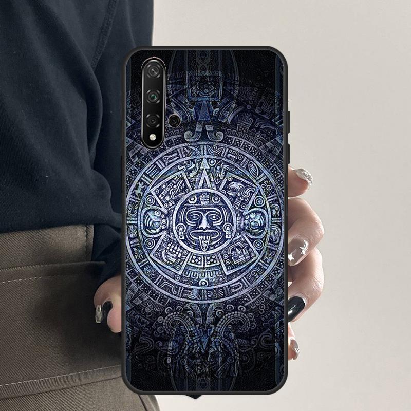 Mayan Calendar For Huawei Nova Y70 Y90 Y60 Y61 Y91 Y72 9 10 SE 12i 12s 11i 5T P60 Pro P20 P30 P40 Lite Case