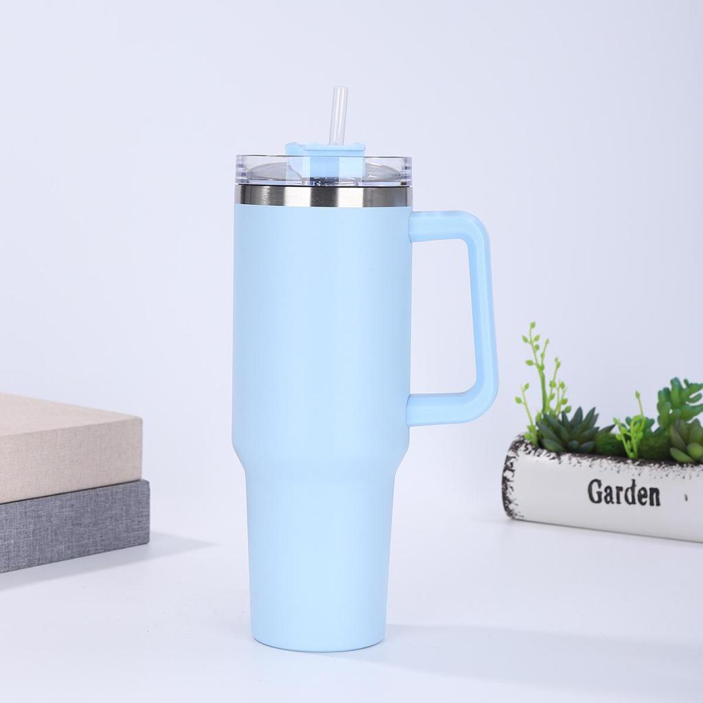 40oz Stainless Steel Thermos with Handle - 1st & 2nd Gen, 3D UV Customizable Car Cup