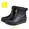 Snow Warm Thick Rain Boots, Kitchen Waterproof and Anti Slip Rain Shoes, Men's Fashionable and Wear-resistant Water Shoes