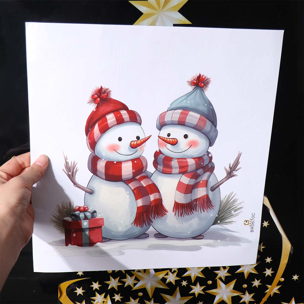 3pcs Self-adhesive New Year Windows Stickers Cartoon Xmas Decals Decor Mural  New Year