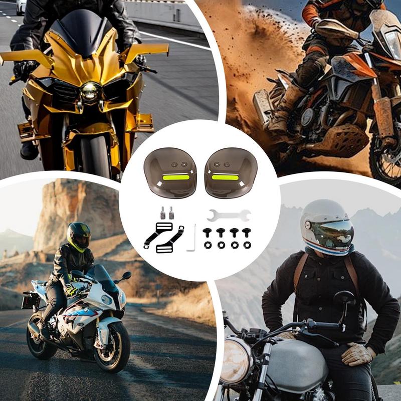 For Protective Cover Motorcycle Handguards Road Glide Hand Guards Rainproof Motorcycle Parts Electric Bikes Handlebar Windshield
