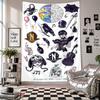 Wall TapestryWednesday Addams Art Hanging Cloth Decorative Background Cover for Room Decoration