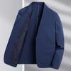 Men's Casual Suit Spring and Autumn Light Luxury Business Single West Middle-aged and Young People Solid Color Single-breasted Trendy Suit Jacket
