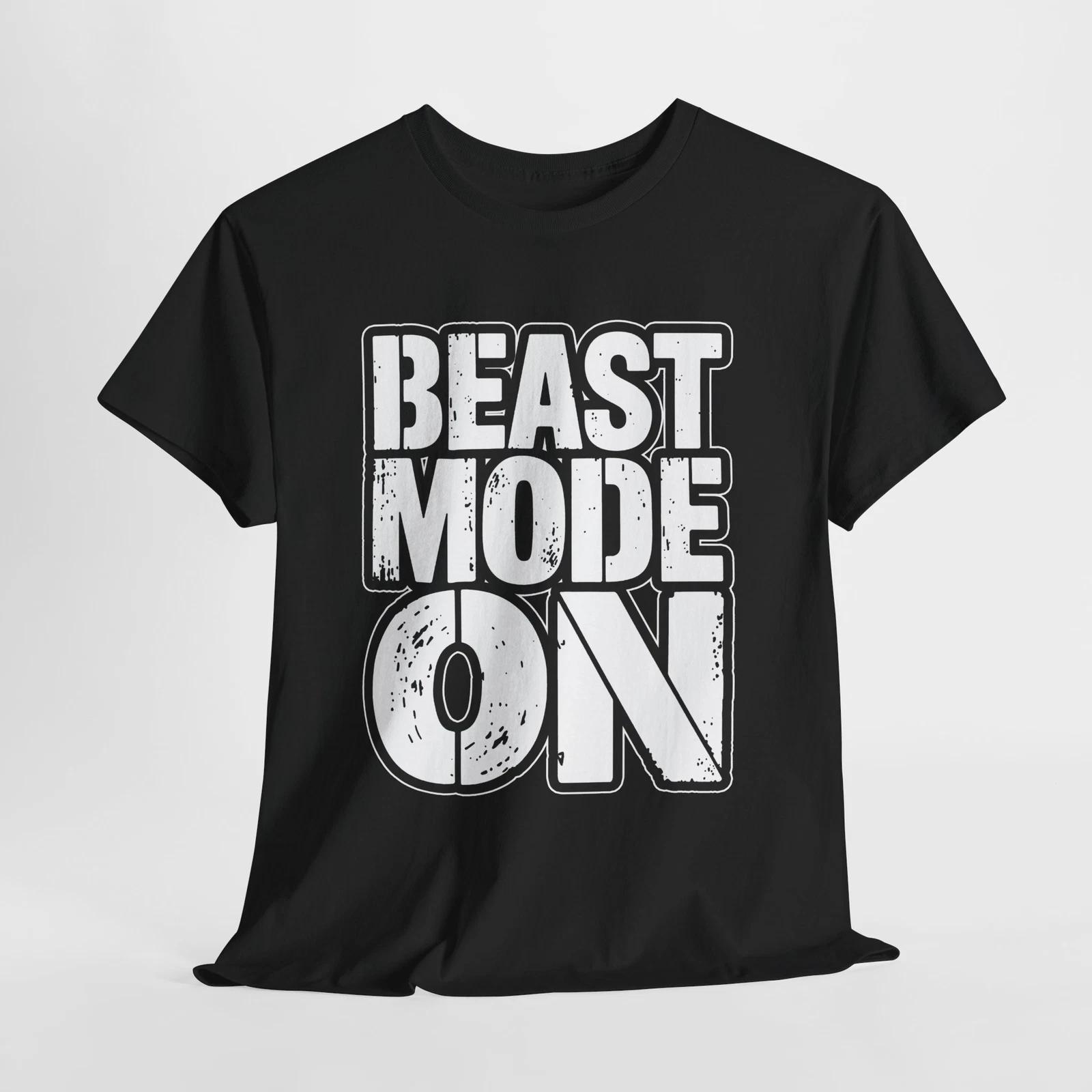Beast Mode Unisex Tee - Motivational Workout Shirt, Fitness Apparel, Gym [...] M