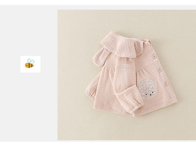 Mädchen Kleinkind Doppel-Lagen Langarm Jacke und Outfit Set für Frühling und Herbst