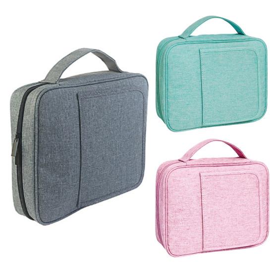 Teczka na zamek błyskawiczny z uchwytem Duża pojemność Wodoodporny segregator na dokumenty Przechowywanie