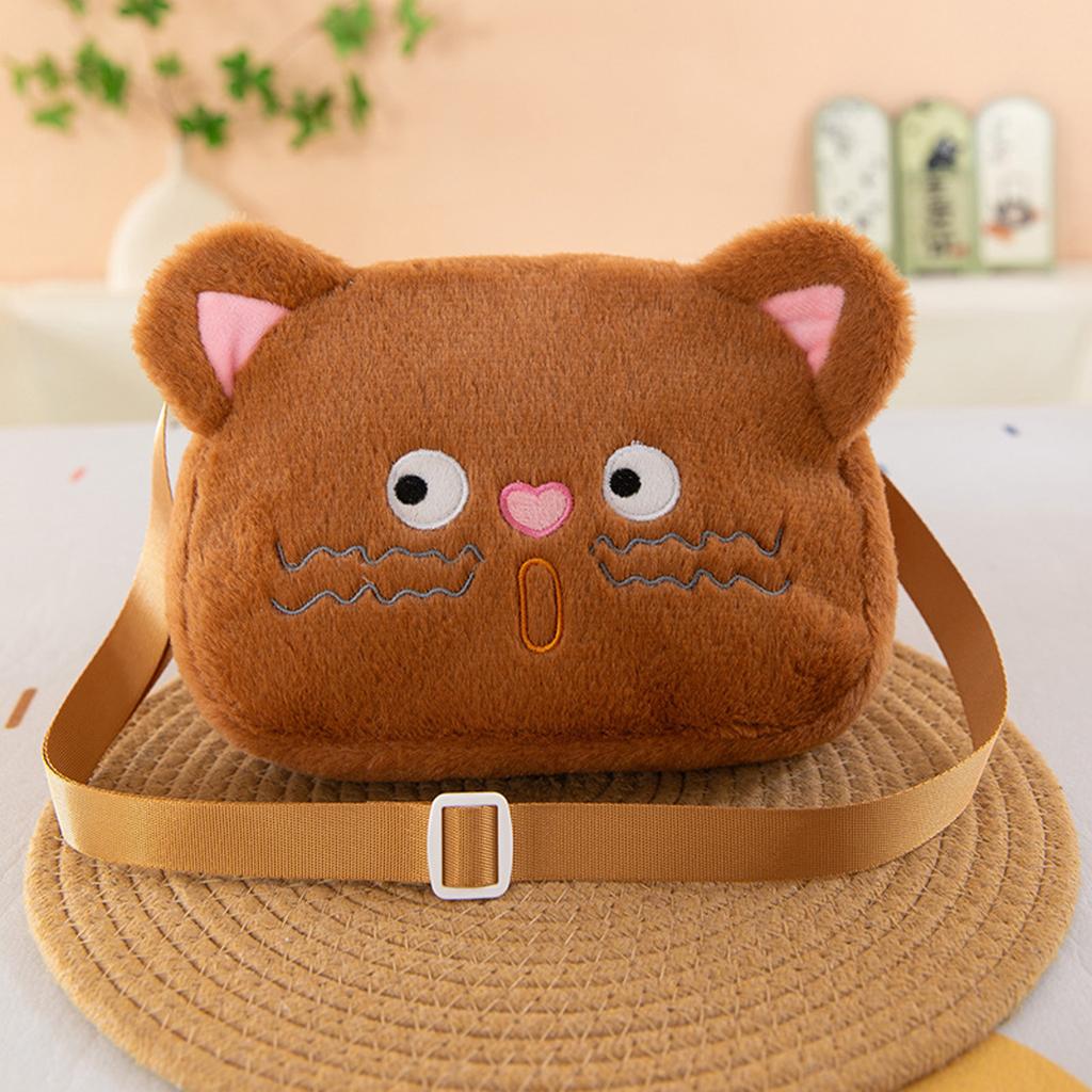 Cute Plush Bag For Girls, Single-shoulder Bag, Children's Cartoon Crossbody Bag