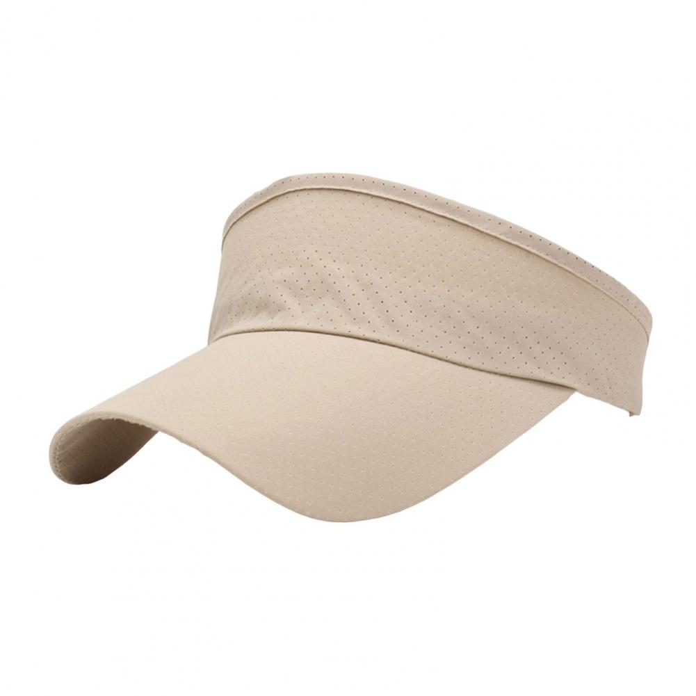 Lightweight Sun Hat Sweat-absorbent Hat Empty Top Sun Hat with Curved Brim Sweat-absorbent Outdoor Sports Cap for Tennis