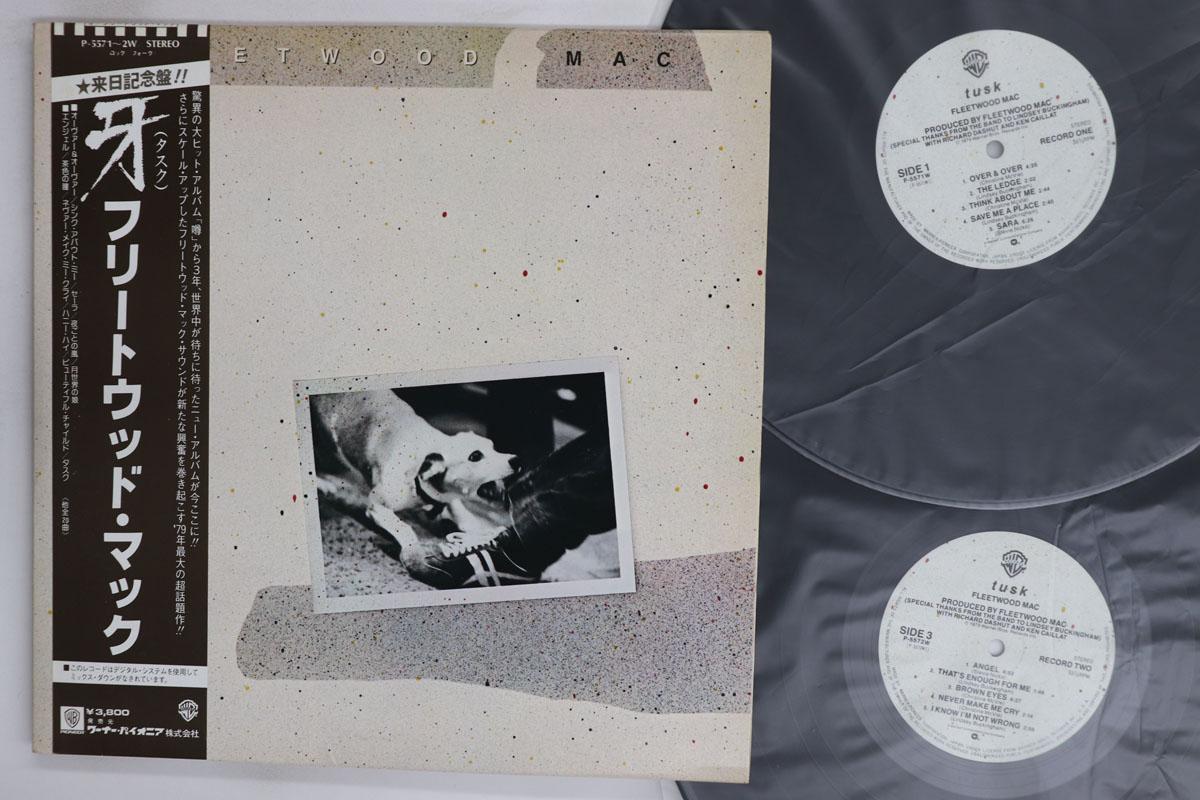 Виниловая пластинка FLEETWOOD MAC Tusk P55712W WARNER BROS 1979 Япония Obi Рок Б/у