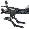 NEW-Motorcycle Rear Backrest Luggage Rack Rear Passenger Sissy Bar Backrest Rear Passenger Backrest For Honda Black