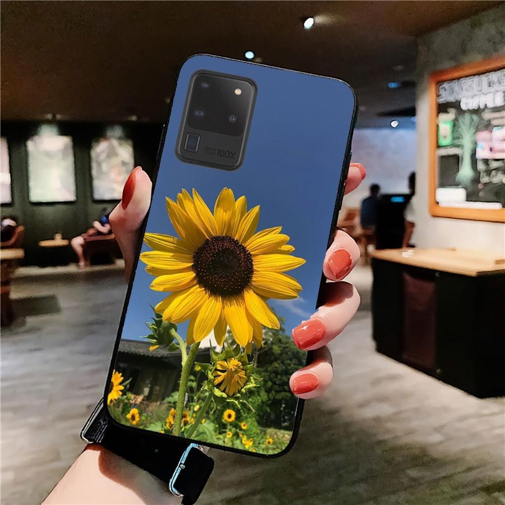 Cute Summer Daisy Sunflower Phone Case For Samsung A 10 11 12 13 20 21 22 30 31 32 40 51 52 53 70 71 72 73 91 13 Shell