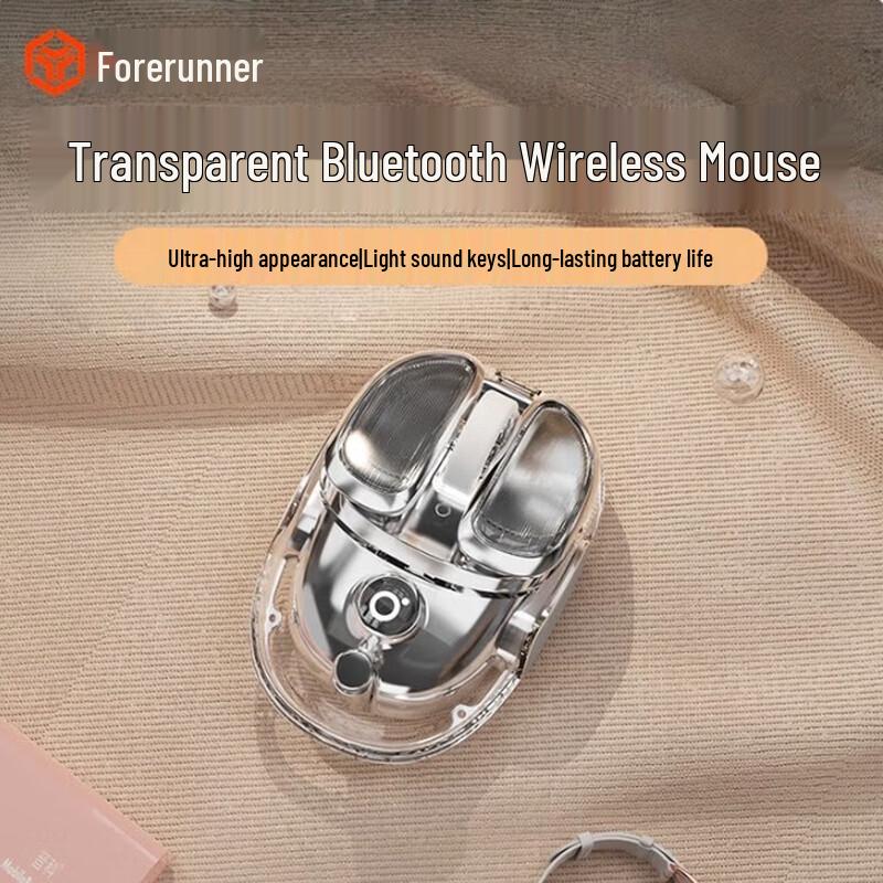 

EWEADN Q9 Transparent Dual-Mode Wireless Gaming Mouse