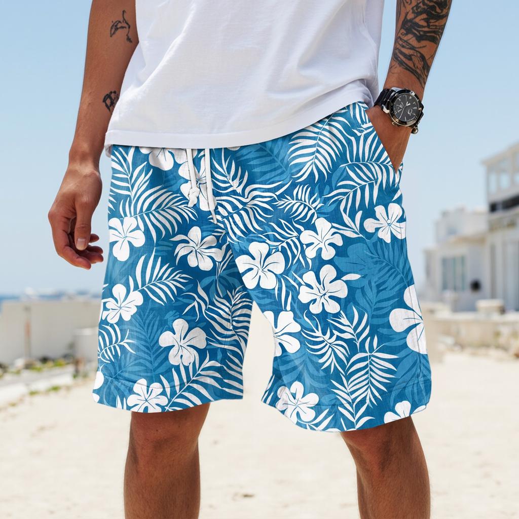 Herren Sommer Große lässige lockere Sporthose Strandshorts