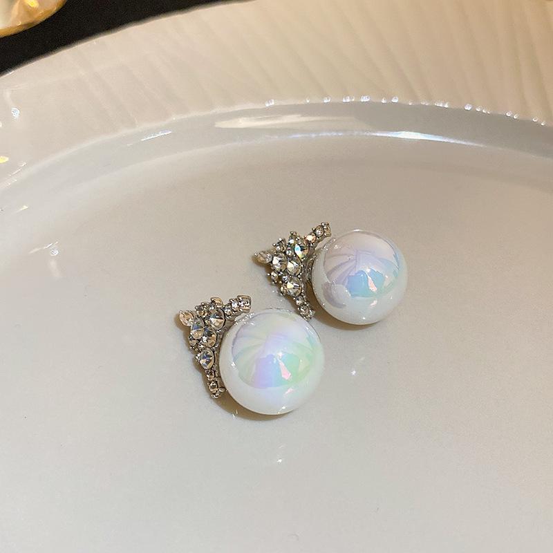 Pearl Earrings Set Butterfly Dangle Earrings for Women Metal Hollow Gold Plated Earring Cartoon Jewelry