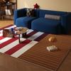 Tappeti Decorativi a Strisce Moderne per Soggiorno Lusso Leggero Area Divano Casa Tappeti Antiscivolo per Camera da Letto Lavabile Tappeto Gioco per Salotto