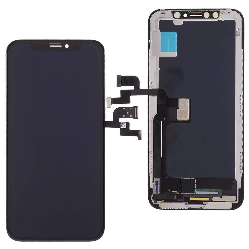 

For iPhone X Grade C Soft OLED Screen and Digitizer Assembly Repair Part (Without Logo) A