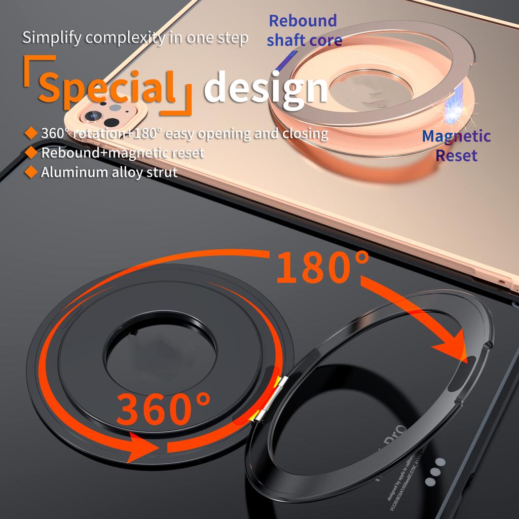 Soporte Magnético Giratorio 360° para Todas las Tabletas Soporte Metálico Universal Duradero Accesorios para Tabletas con Rotación 360°