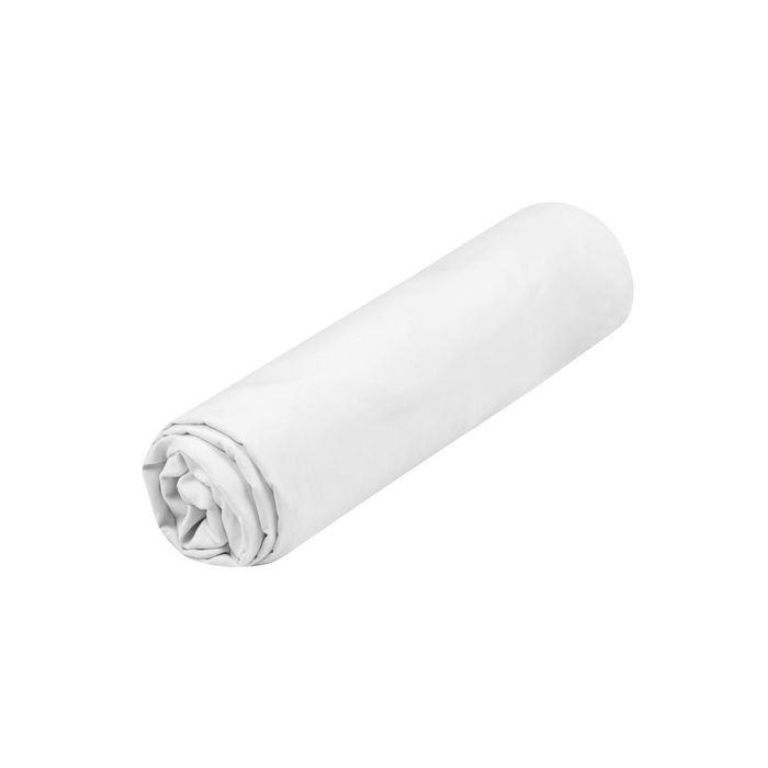 Drap housse 160 x 200 cm Cocon blanc