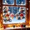 Faux Fur Plush Mushroom Ornament - Small Christmas Tree Decoration