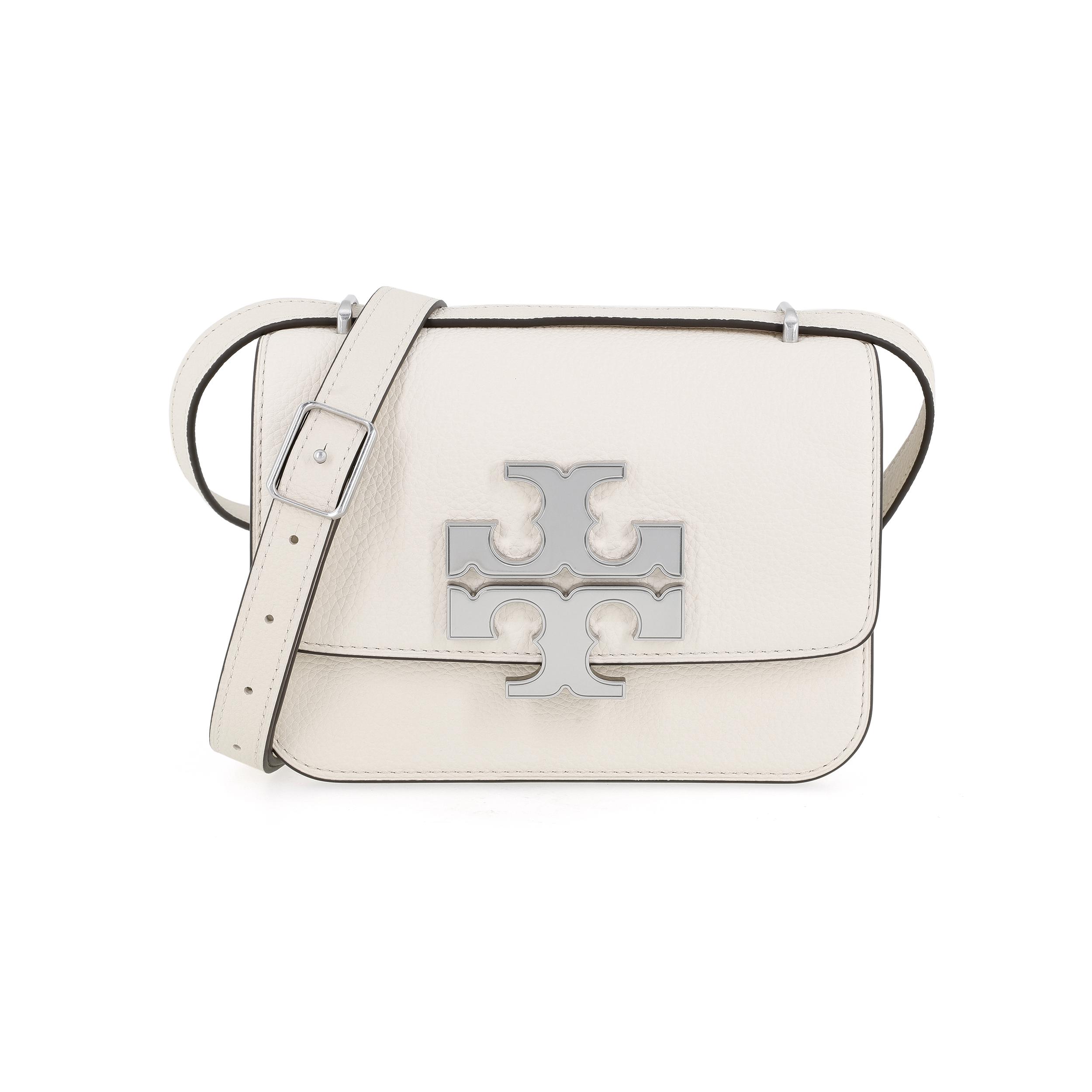 

Tory Burch Double T Logo Multi-Use Litchi Grain Leather Crossbody Bag Small Women crossbody bag Oatmeal 150055-250 Basic Set (Bag+Dust Bag)