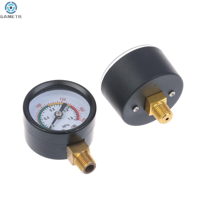1PC Pressure Gauge Air Compressor Pneumatic Hydraulic Fluid 0-12Bar / 0-170PSI Easy To Read Dial Measuring Instrument