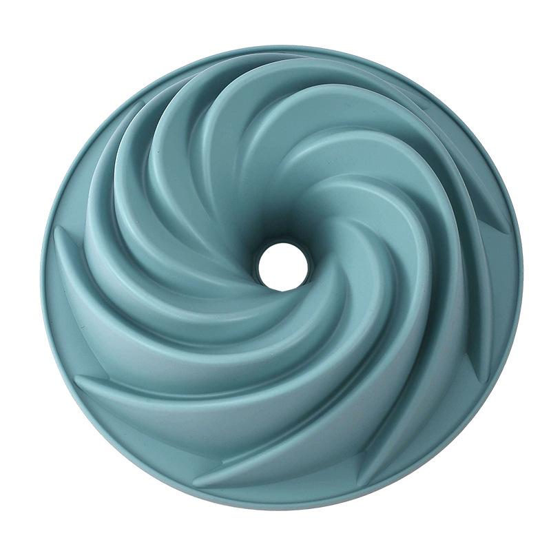 1pc Silicone Chiffon Cake Mold Savarin Cake Baking Tray Easy To Remove Mold Household Kitchen Tools