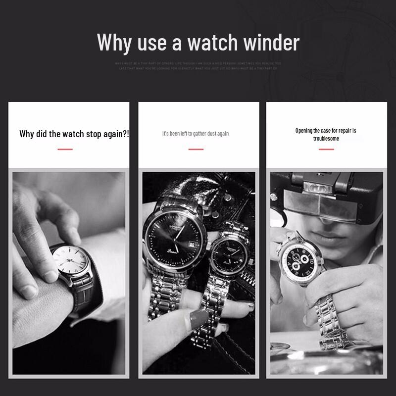 In-Stock Silent Electric Watch Winder Box for Mechanical Watches