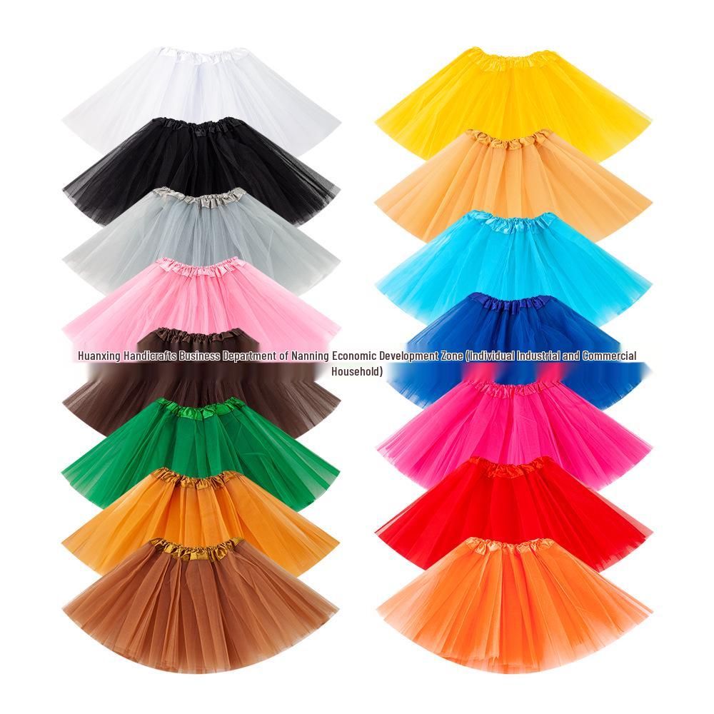 40cm Ballet Tutu Skirt for Girls & Adults - Fluffy, Cute Mesh Skirt for Dance & Role-play