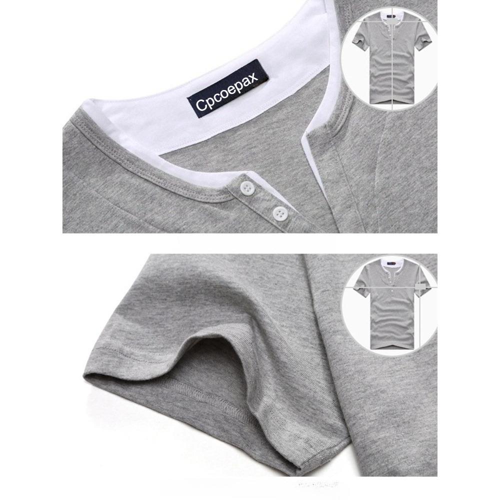 Premium 95% Cotton Men's Polo Tee - Breathable Soft Touch Short Sleeve Shirt - Modern Fit Casual Wear with V-Neck Buttons
