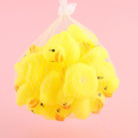 5Pcs Bath Toy Squeaky Duck Baby Water Toy Compact Children Hearing