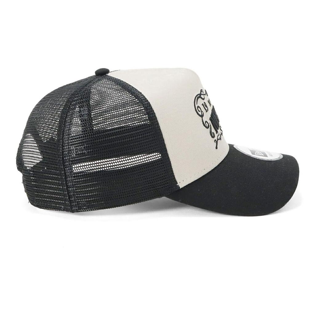 Mesh Cap Cotton FREE 940AFTR FRAME LOGO STO BLK 14388636 NER36C4517 [New Era] 9FORTYA-Frame Stone/Black