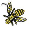 Customizable Poseable Figure 3D Printed Articulated Bee Toy Keychain Ornament Posable Mechanical Creature Model Insect Figurine for Desktop