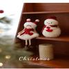 Weihnachten Plüsch Schneemann Anhänger Weihnachtsbaum Hängend Lieblich Schöner Anhänger Szene Dekorieren Weihnachtsbaum Hängende Ornamente