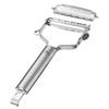 Kai Corporation KAI Seki Magoroku Peeler Slicer and Julienne Set Regular Stainless Steel Made In Japan Silver DH3335