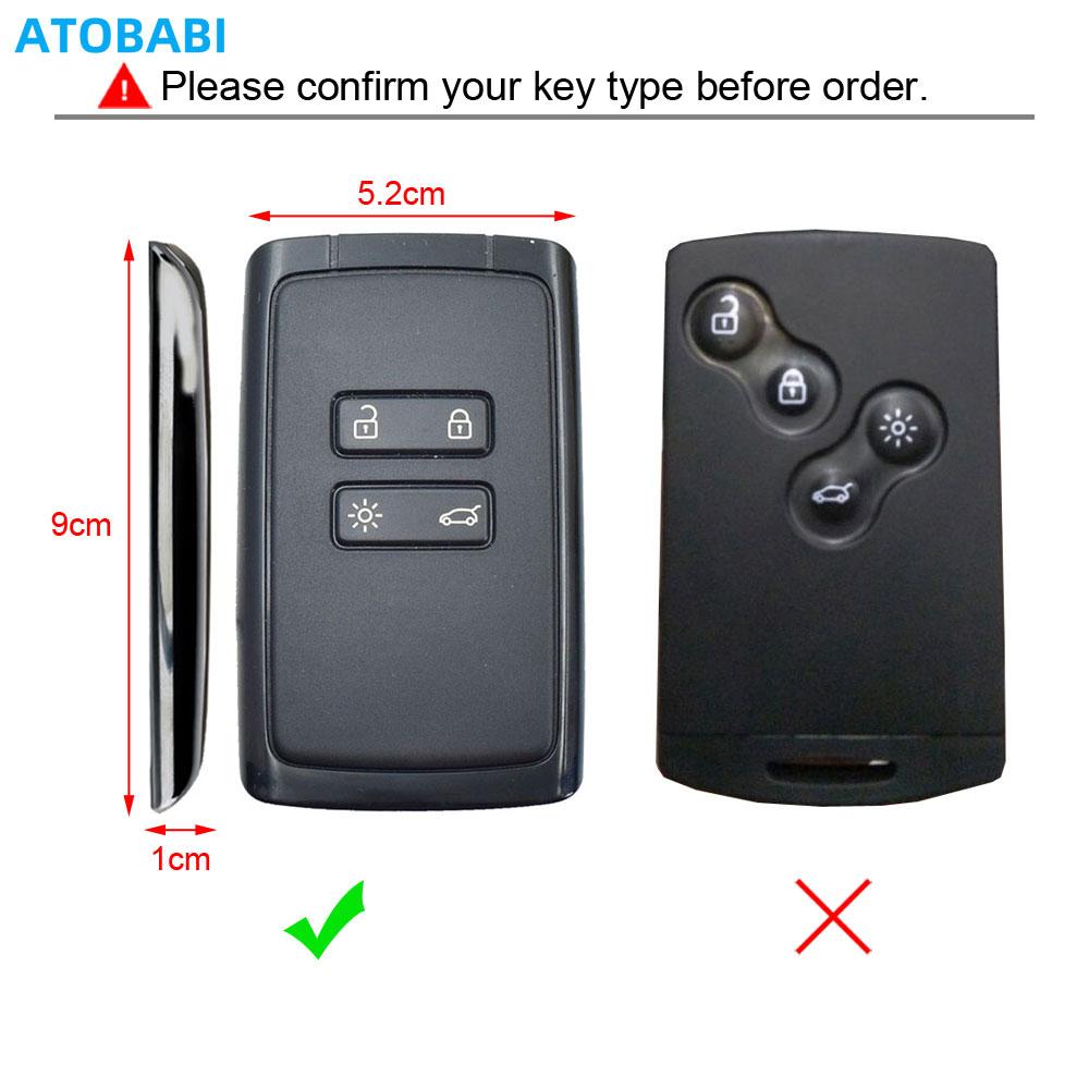 Silicone Car Key Case For Renault Kadjar Captur Koleos 2 Clio Espace 5 Master Talisman Scenic 4 Smart Remote Protect Cover Skin