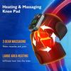 Cordless Heated Knee Massager with Vibration, Knee Heating Pad for Shoulder Elbow Knee 3 in 1 with Vibration, Heated Knee Brace