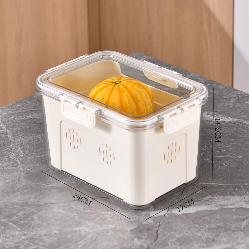 Kitchen Spice and Condiment Storage Box with Sealed Fresh-Keeping Compartments