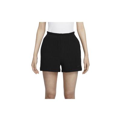 Comfortable Breathable Mid-Waist Casual Shorts Women Bottoms Black FN3675-010