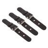 Set of 3 Sew on PU Leather Pin Buckles Bag Making Fastener Replacement Sewing