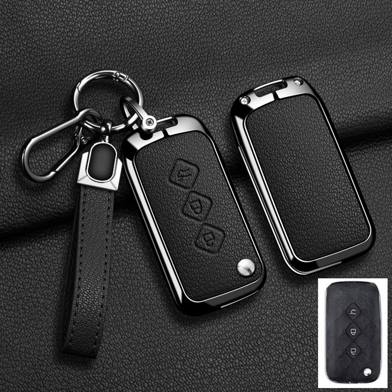 Car Zinc Alloy Remote Key Case For Chevrolet AveoTrax Groove Captiva 2024 Wuling Hongguang S Baojun 510 730 360 560 RS-5 530 630