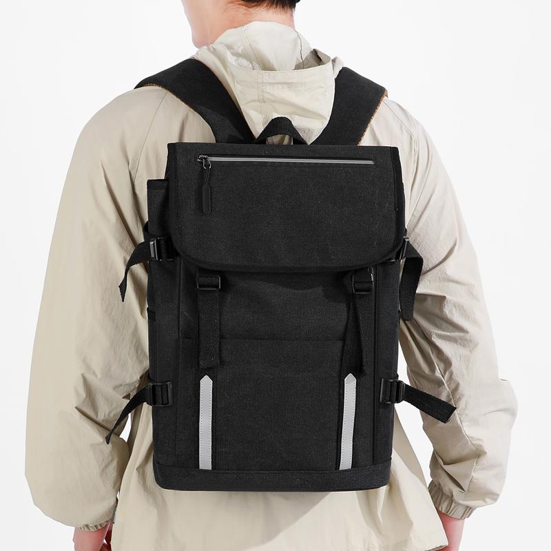 Vintage Men's Backpack Canvas Backpack Student Outdoor Schoolbag