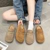 New One-pedal Lazy Bag Head Half Slippers Anti-velvet Casual Versatile Fashion Outdoor Commuter Slippers
