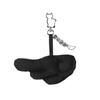 Angel Wing Keyring - Black