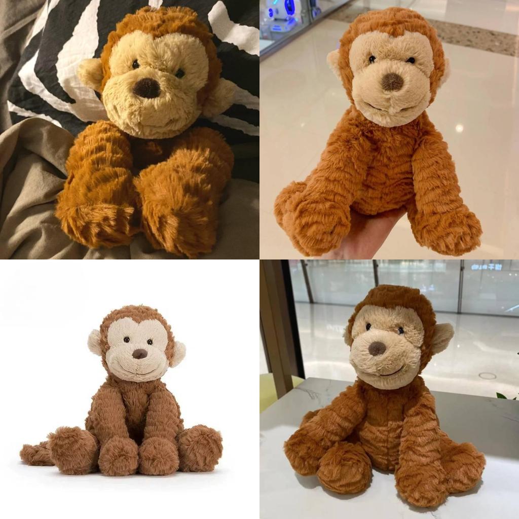Jellycat Fuddlewuddle Monkey Plush Toy With Soft Short Pile For Teen Gift